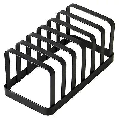 £6.56 • Buy Black Flat Iron Metal 6 Slot Bread Slice Rack Toast Holder Loaf Serving Stand