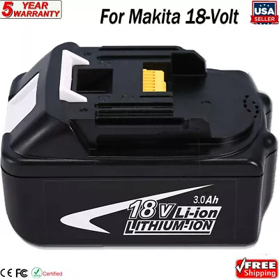 18V 18 Volt 3.0Ah Battery Pack Replacement For Makita BL1830 BL1850  LITHIUM ION • $21.99