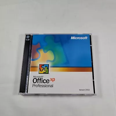 Microsoft Office XP Professional 2002 Academic Edition With Product Key Two CDs • $15