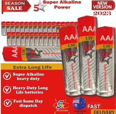 Alkaline Batteries AA-AAA Super Heavy Duty  Long Life Battery Multi Pack For Toy • $5.99