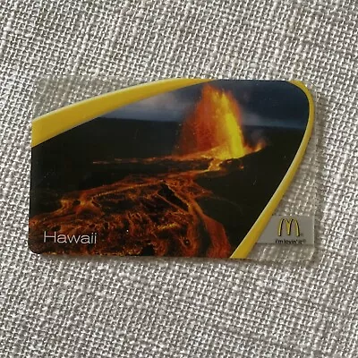 McDonalds Gift Card 2008 Hawaii Volcano  Translucent RARE Collectible - No Value • $12