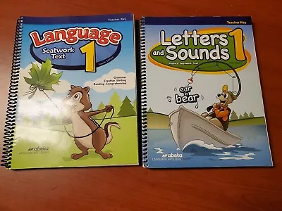 Abeka 1st Grade Language 1 & Letters And Sounds   Teachers Keys • $28.48