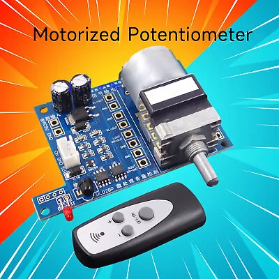 100K ALPS Remote Control Volume Motorized Potentiometer For Preamp Amplifier NZI • $22.79