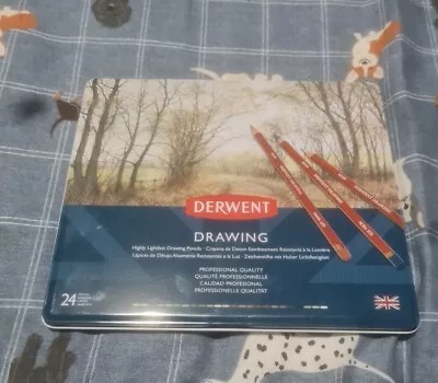 Derwent Drawing Set Of 24 Pencils Brand New Sealed • £28.49