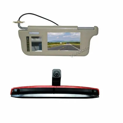 Backup Reverse Camera & Sun Visor Rear View Mirror Monitor For MB Vito 2016 Van • $299