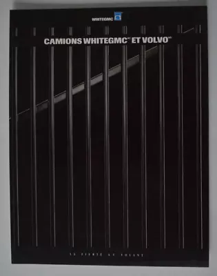 VOLVO WHITEGMC Trucks 1992 Dealer Brochure - French - Canada • $14.72