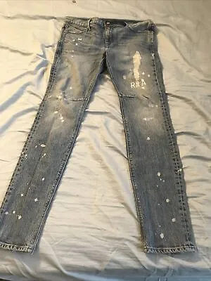 RTA Jeans Size 33 BLEACH SPLATTER YOU WILL NOT FIND! • $185