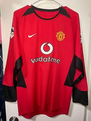 Manchester United 2002/04 Home Jersey Beckham #7 • $75