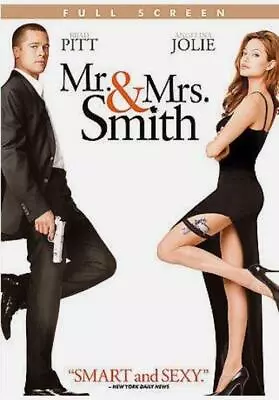 Mr. & Mrs. Smith (DVD) (Full Screen) (VG) (W/Case) • $3.25