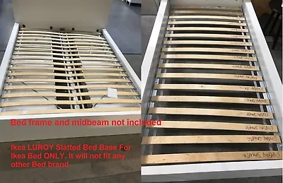 Brand New Ikea LUROY Slatted Bed Base Single Double King Sizes For Ikea Beds • £42.99