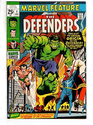 Marvel Feature #1 (1971) - Grade 8.5 - 1st Appearance & Origin Of The Defenders! • $300