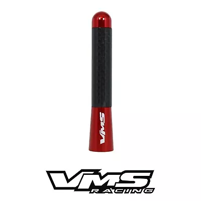 Honda S2000 Red Carbon Fiber Short 3 Inch Euro Antenna • $14.99