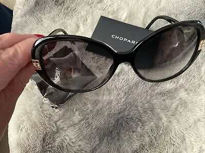 £95 • Buy Chopard Black Framed Sunglasses SCH 110S