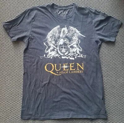 Queen + Adam Lambert Rhapsody Tour 2020 T Shirt Short Sleeve Size L Used VGC  • $16.50