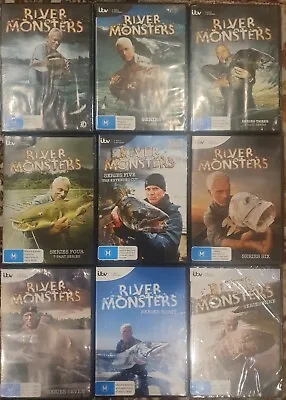 £351.52 • Buy River Monsters Complete Series 1 2 3 4 5 6 7 8 9 Dvd Jeremy Wade Angler Tv Show