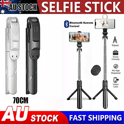 Selfie Stick Tripod Universal Phone Holder Bluetooth Remote For IPhone Samsung • $16.59