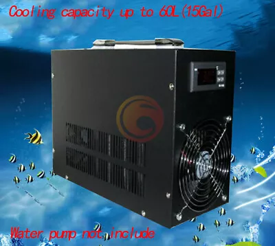 1PCS Aquarium Fish Tank Electronic Water Chiller Water Cooler Cooling Up To 60L • $258.92