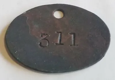 Early Miners Tag Anaconda Mining Co. Butte Montana Copper Fob/ Tool Key ID Tag • $21.95