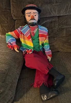 Vintage Ventriloquist Dummy Doll Emmett Kelly  30   By Juro Novelty Company • $66