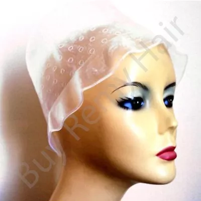 £4.99 • Buy Highlighting Reusable Hair Hairdressing Colouring Frosting Dye Cap Hat With Hook