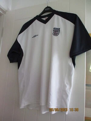 £9.95 • Buy England Shirt Football Training Top Umbro Size  Shirt Official 2000's