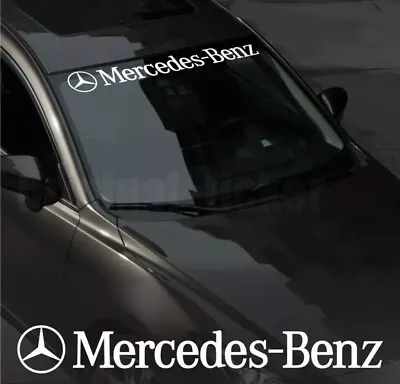 Mercedes-Benz WINDSHIELD CAR Premium STICKER Vinyl Decal C-class A-class E  • $23.99