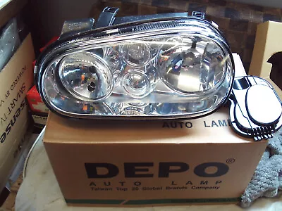 Head Light For Vw Golf Mk4 L/hs Gti 1998-on Depo 1130l • $75.78