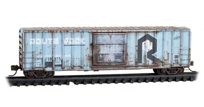 CNW Ex-Rock Island 50' Rib Side Box Car Weathered Graffiti MTL#02544171 N Scale • $38.95