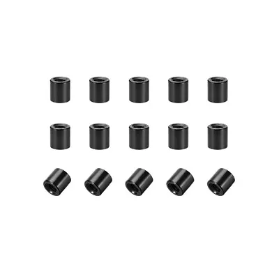 15pcs M3x6mm Round Aluminum Standoff Column Spacer Female Black For RC Drone • $14.64