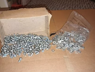 400 Pcs #37(200 X #37a/37b)meccano Clean Zinc Bolt(allen Head)square Nut • £12.50