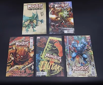 Monsters Unleashed (2017 #1-5 #134 Are Variants Complete Mini-Series NM • $9