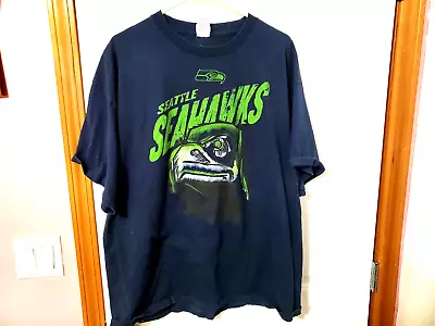 Vintage Seattle Seahawks All Style Apparel &Activewear Men's XXL Graphic T-Shirt • $15.99