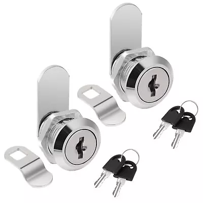 Cam Locks Cabinet Locks Keyed Alike 5/8  Cabinet Lock With Key Secure Drawer ... • $12.80