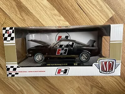 🔥M2 Machines HURST  1966 FORD MUSTANG 2+2 GT BLACK 1:24 Limited Production 6880 • $1.25