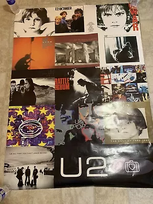 U2 Music Album Covers 39x54 Vintage Paper Poster All Over Print Bono Pop • $9.99