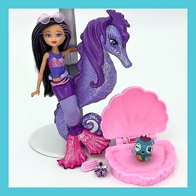 ❤️Barbie A Mermaid Tale ~ Purple Seahorse Stylist Doll Mattel HTF❤️ • $24.98