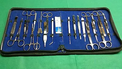 65 Pcs Biology Lab Anatomy Medical Student Dissection Surgery Instruments Kit • $30.55