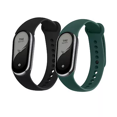 Silicone Watch Strap Set For Xiaomi Mi Band 8 • £6.99