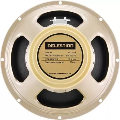 CELESTION G12M-65 Creamback 16 Ohm Guitar Speaker 12  • $179