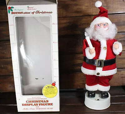 Vtg TELCO Animated Musical Santa Claus 17” The Original Motionettes Works • $21.95