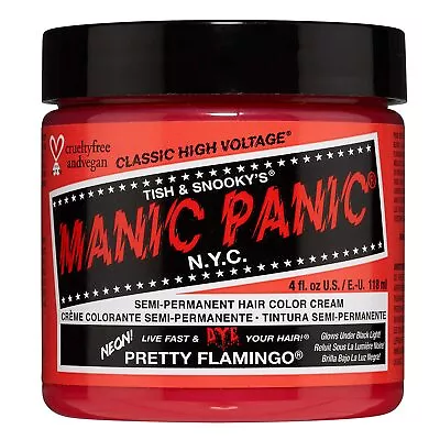 Manic Panic Hair Dye Semi-Permanent Hair Color 4oz (23 Pretty Flamingo) • $11.99