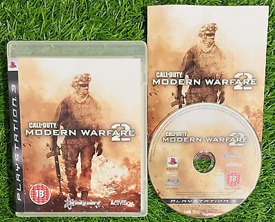 Call Of Duty Modern Warfare 2 PS3 Shooter 2009 Game 100% Complete VGC & Free P&P • £4.50