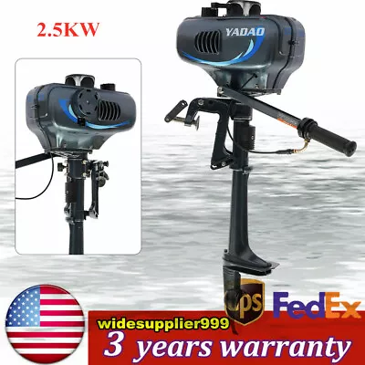 YADAO 3.5HP Outboard Motor 2Stroke Boat Strong Engine W/Air Cooling System USA • $210.50