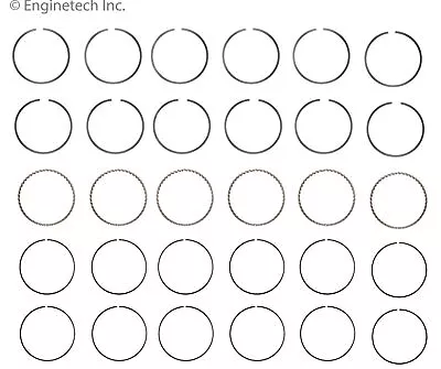 Piston Ring Set For Select 96-08 Ford Mercury Models S96836-STD • $57.18