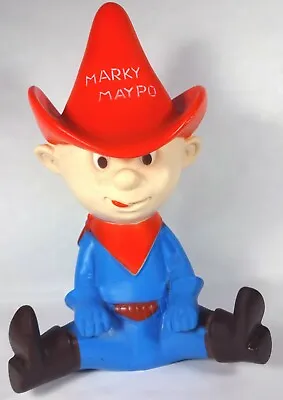 Vintage 1963 Marky Maypo Cereal Advertising 9 T Vinyl Plastic Coin Bank - Rare • $99.99