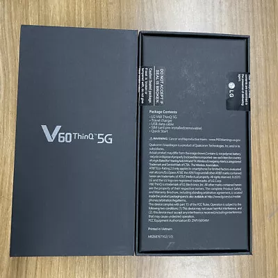 $266 • Buy LG V60 THINQ 5G LM-V600AM V600TM V600VM Unlocked 128GB Smartphone - New Unopened