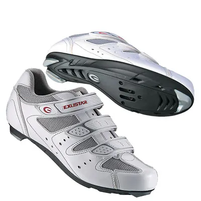 EXUSTAR E-SR442 Shimano SPD SL Look Type Road Bike Bicycle Cycling Shoes • $69.95