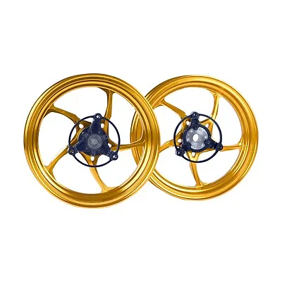 MOS Forged Aluminum Alloy Wheels FS-05 For Yamaha NMAX 155 2020-2023 - Gold • $1073.64