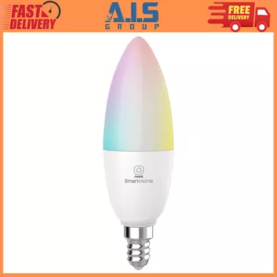 Laser WiFi Smart RGBW Dimmable LED Bulb E14 Google Home Alexa • $10.99