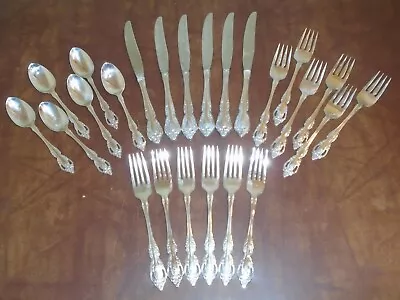 24 Pcs BRAHMS Silver Plate Flatware Oneida Community • $10.51